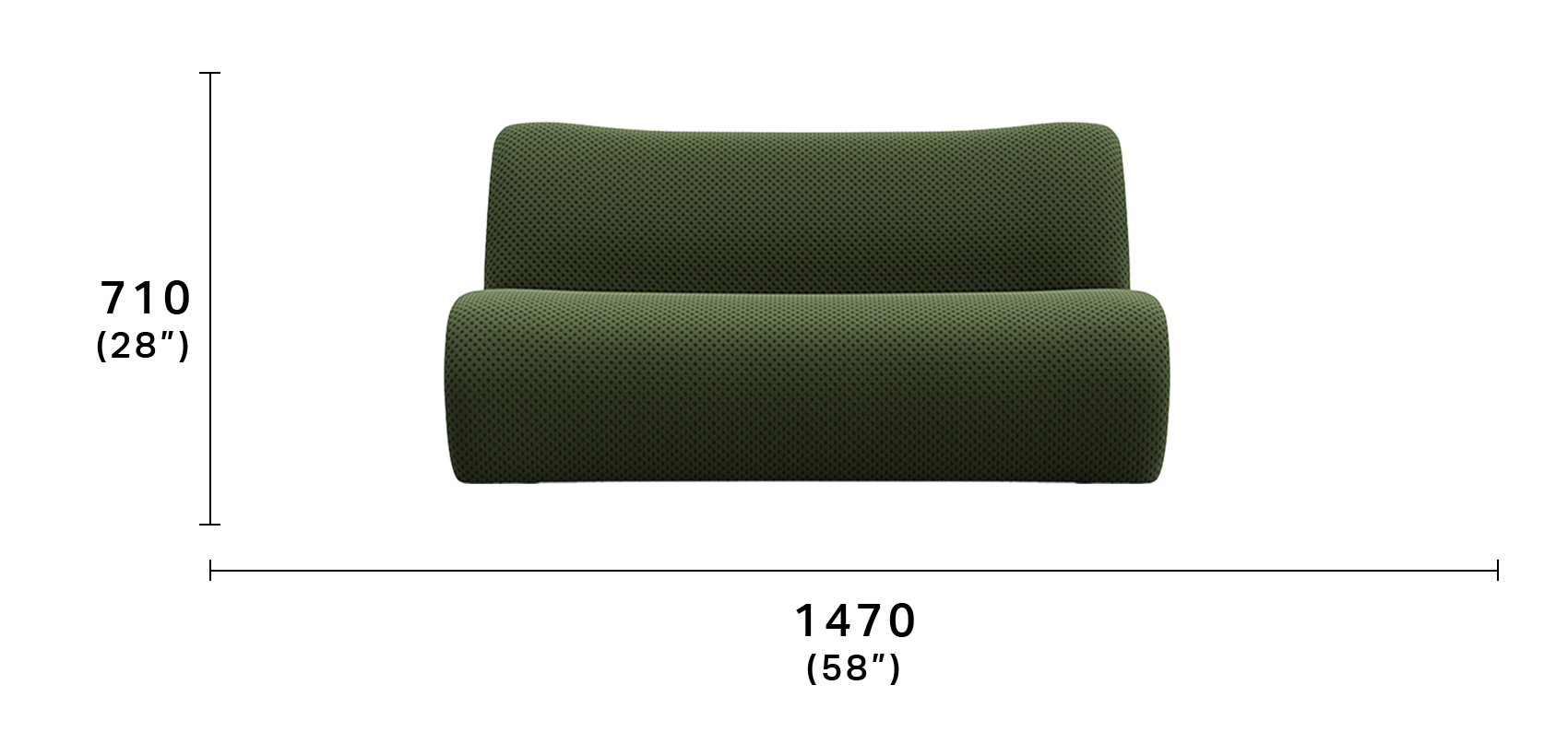 1977 Sofa 2 Seater