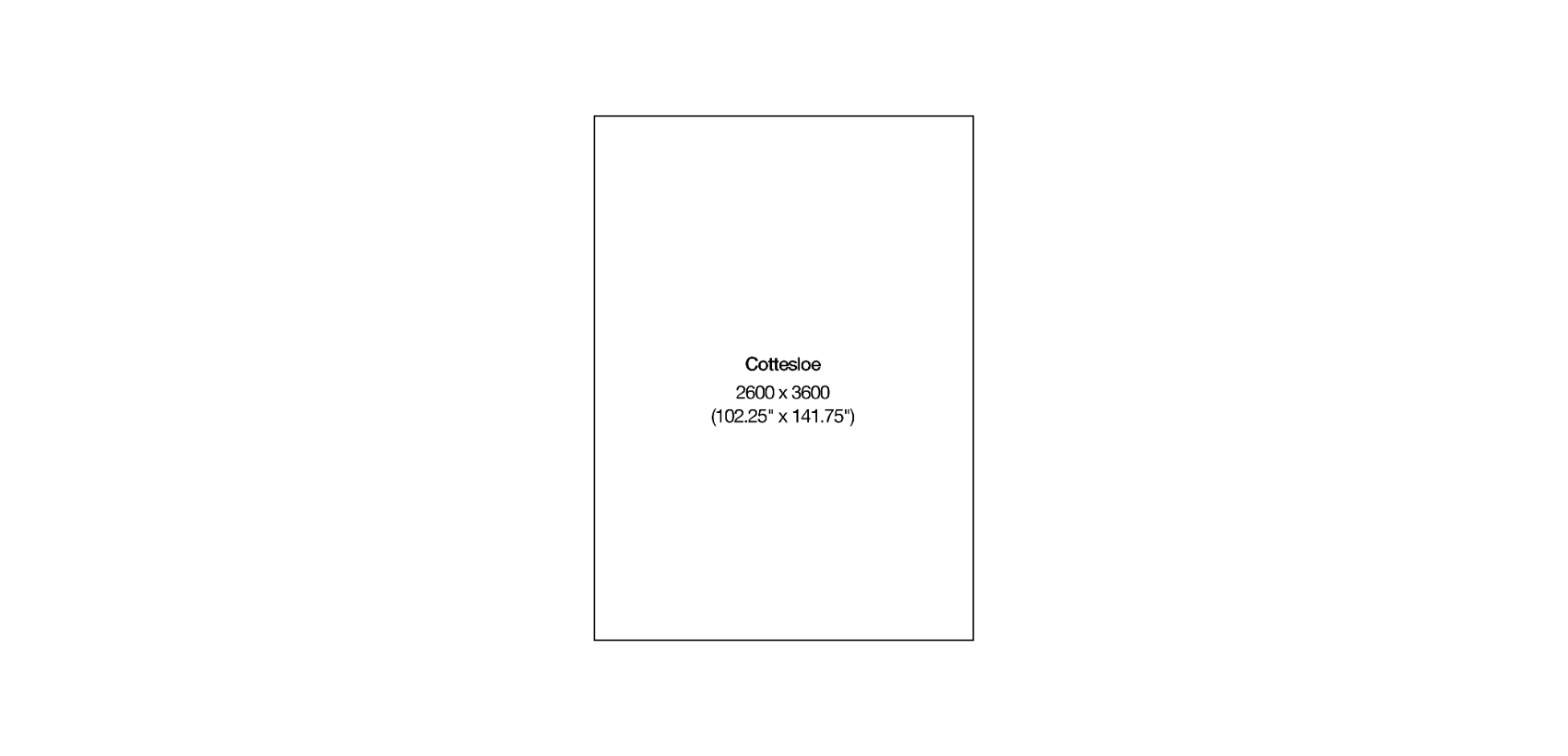 Cottesloe Rug - 260 x 360cm