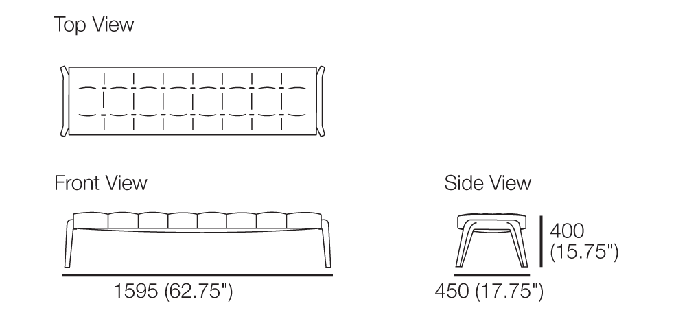 Cassia Bench Ottoman