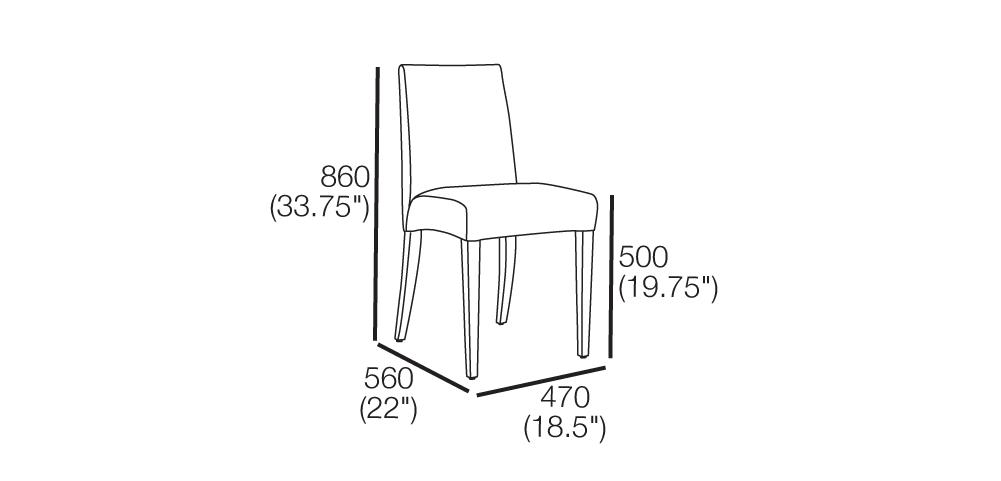 Tuscany Mid Back Dining Chair