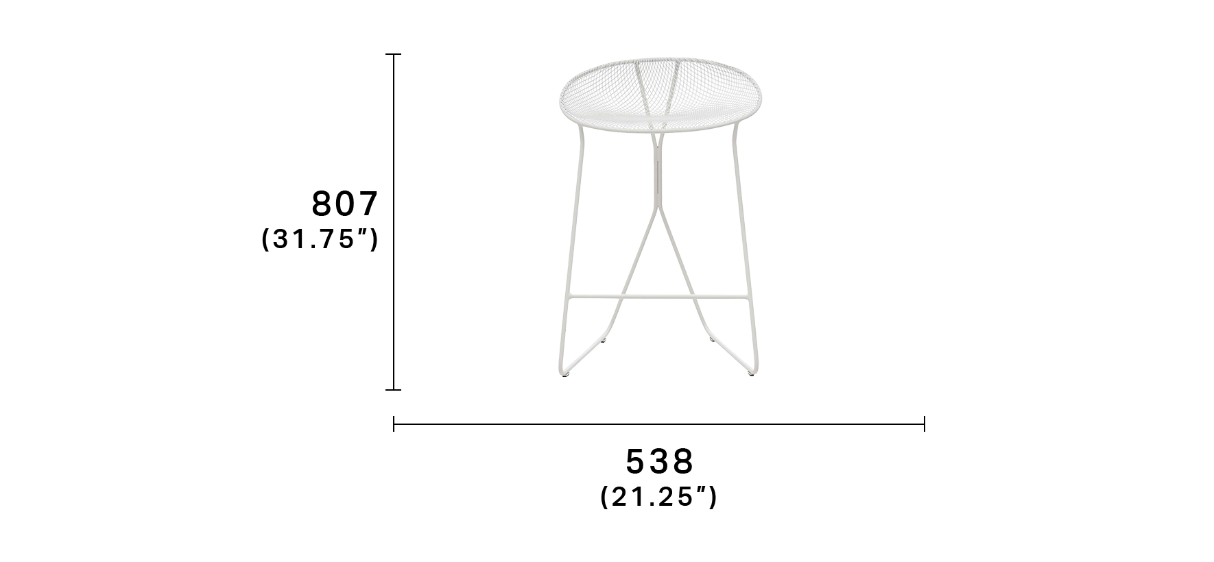 Luna Outdoor Counter Stool