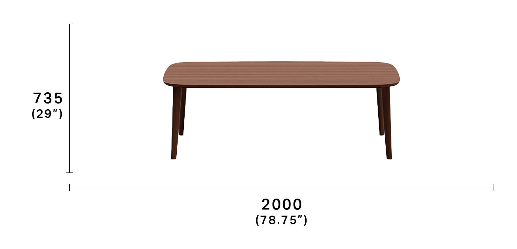Magnolia 6 Seater Dining Table