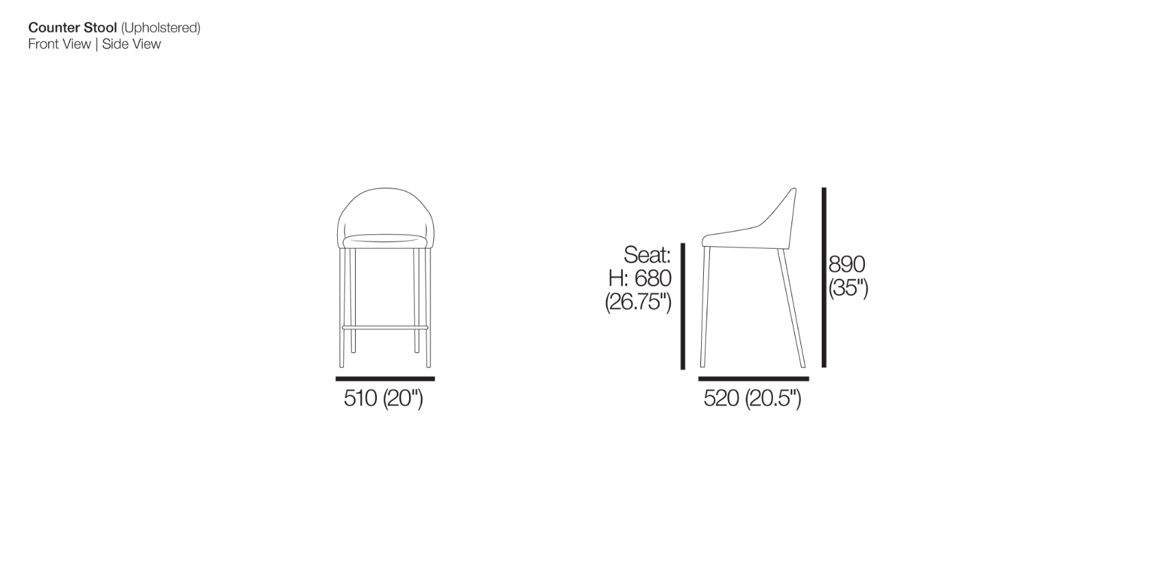 Quay Outdoor Counter Stool