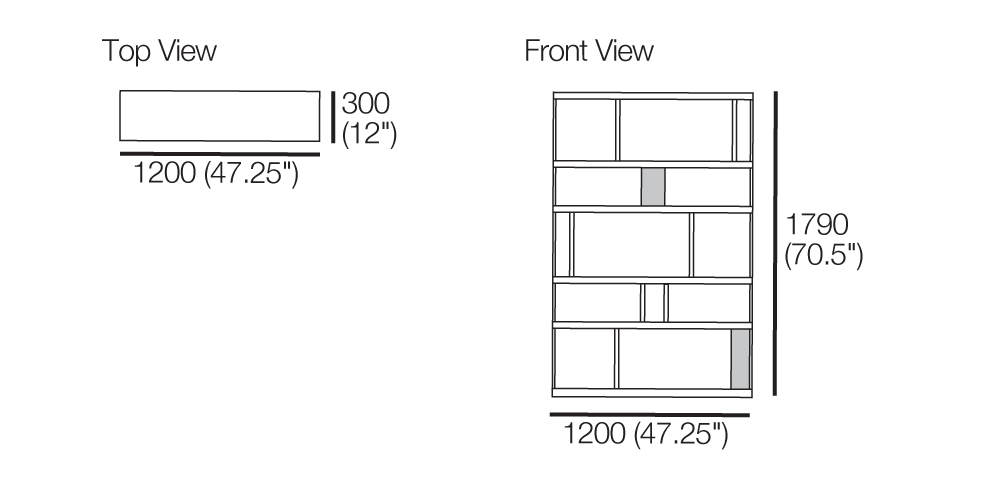Edge Amondo Bookcase