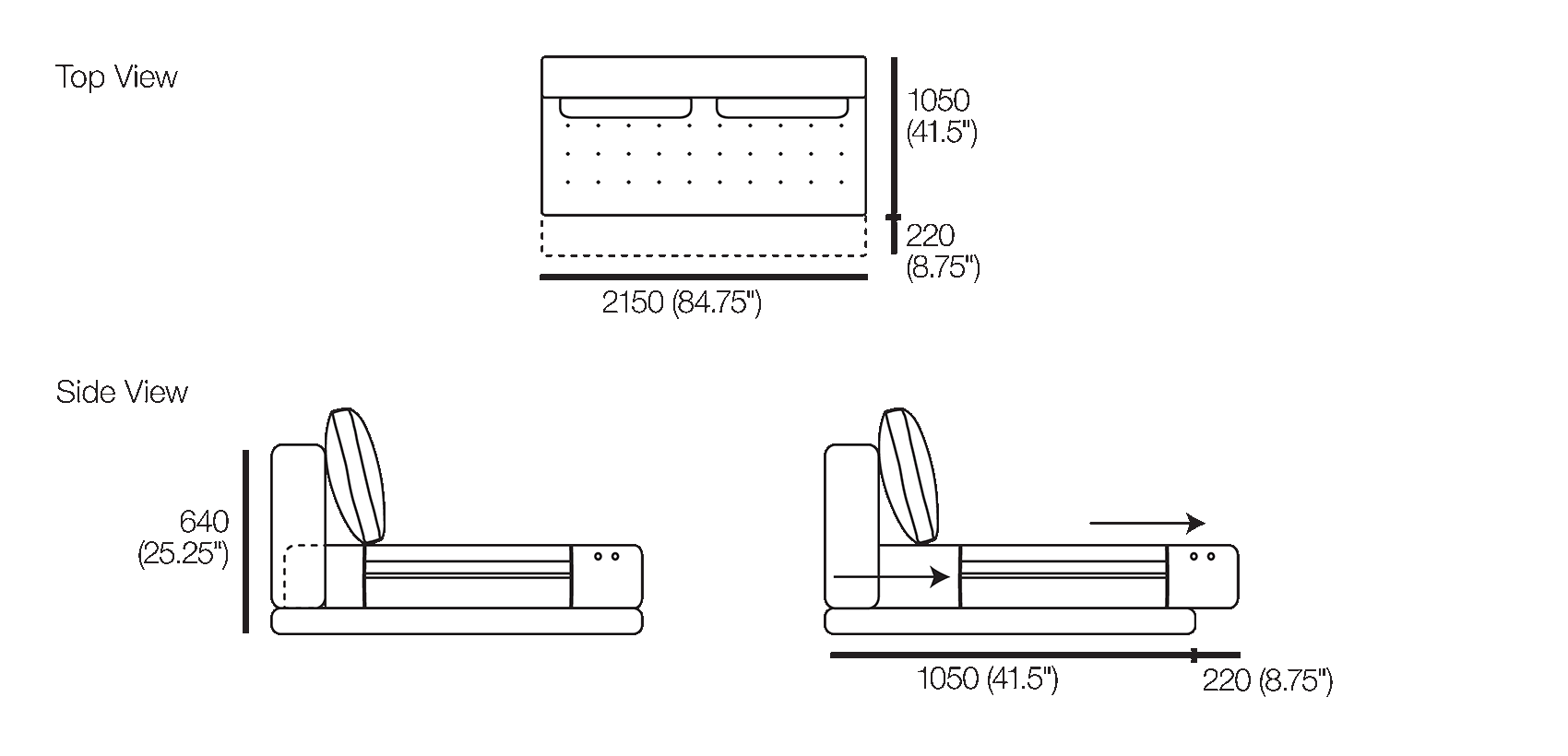 Felix Studio Bed