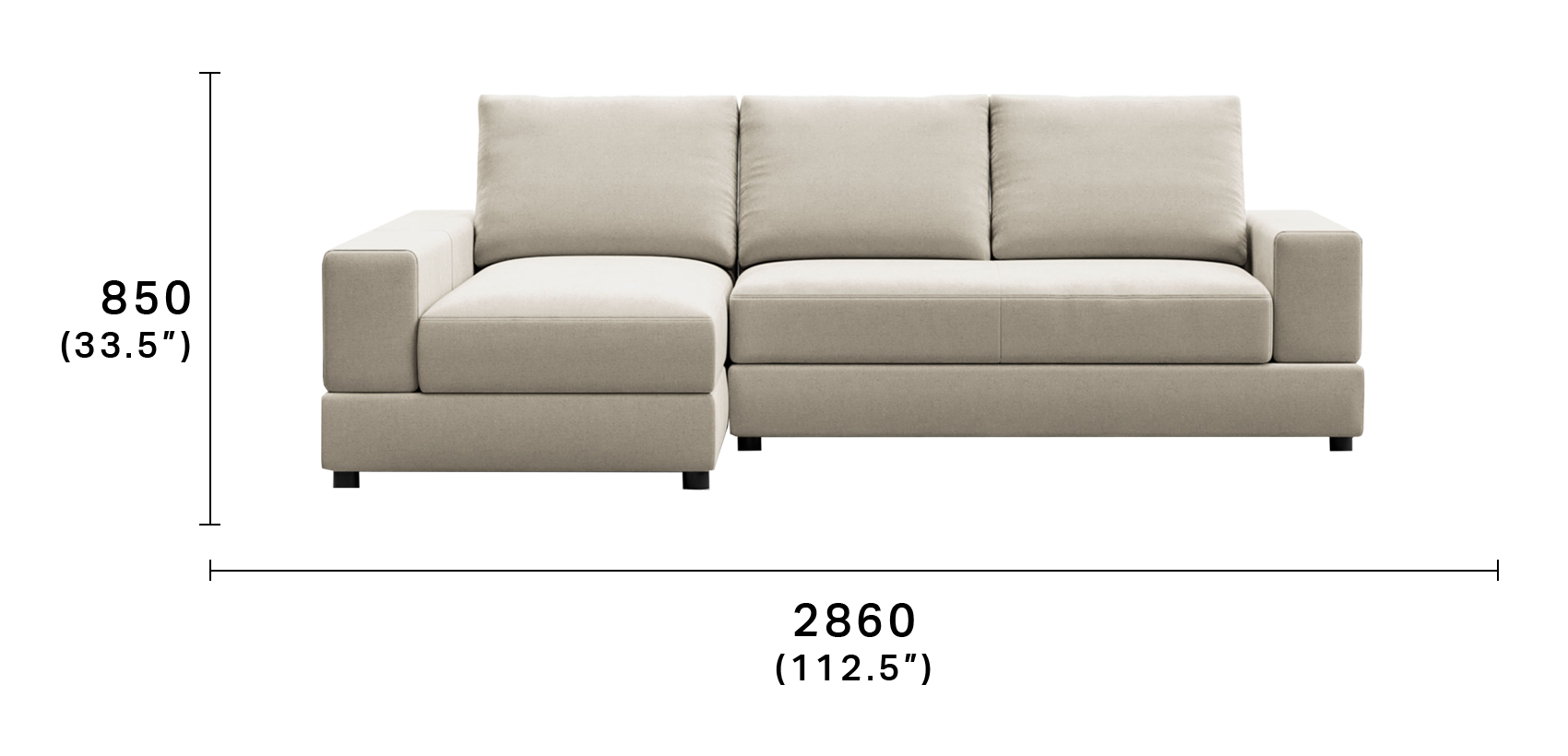 Jasper Modular Sofa with Chaise