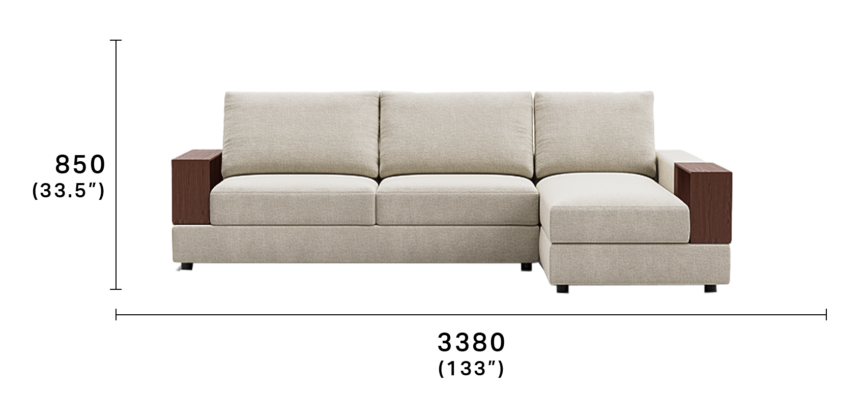 Jasper Modular Sofa with Chaise