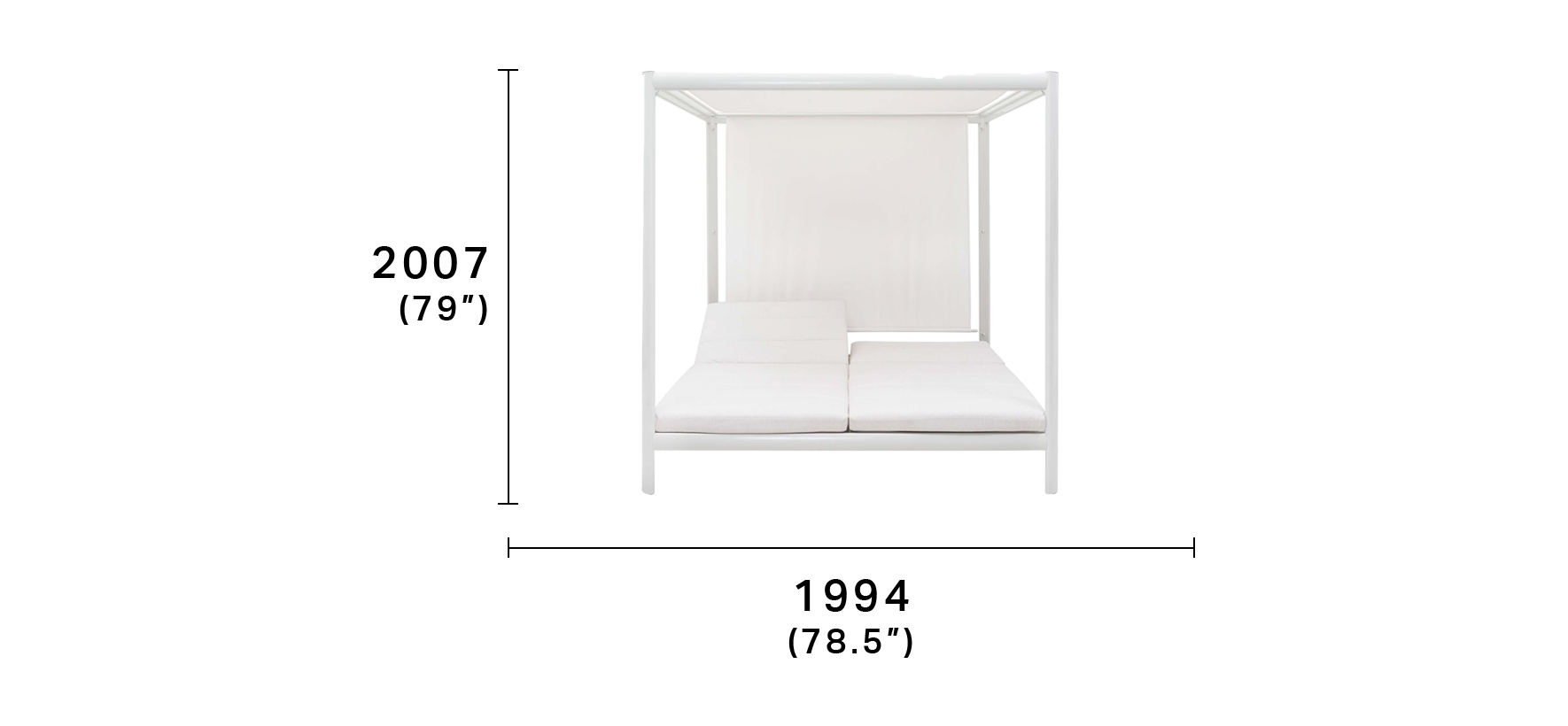 King Cabana with Shade Canopy