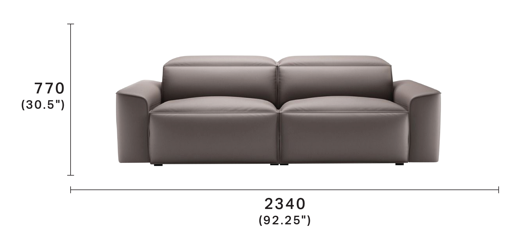 King Cloud Premiere 2.5 Seater TouchGlide® Recliner with Wide Seats and Wide Smart Pockets®