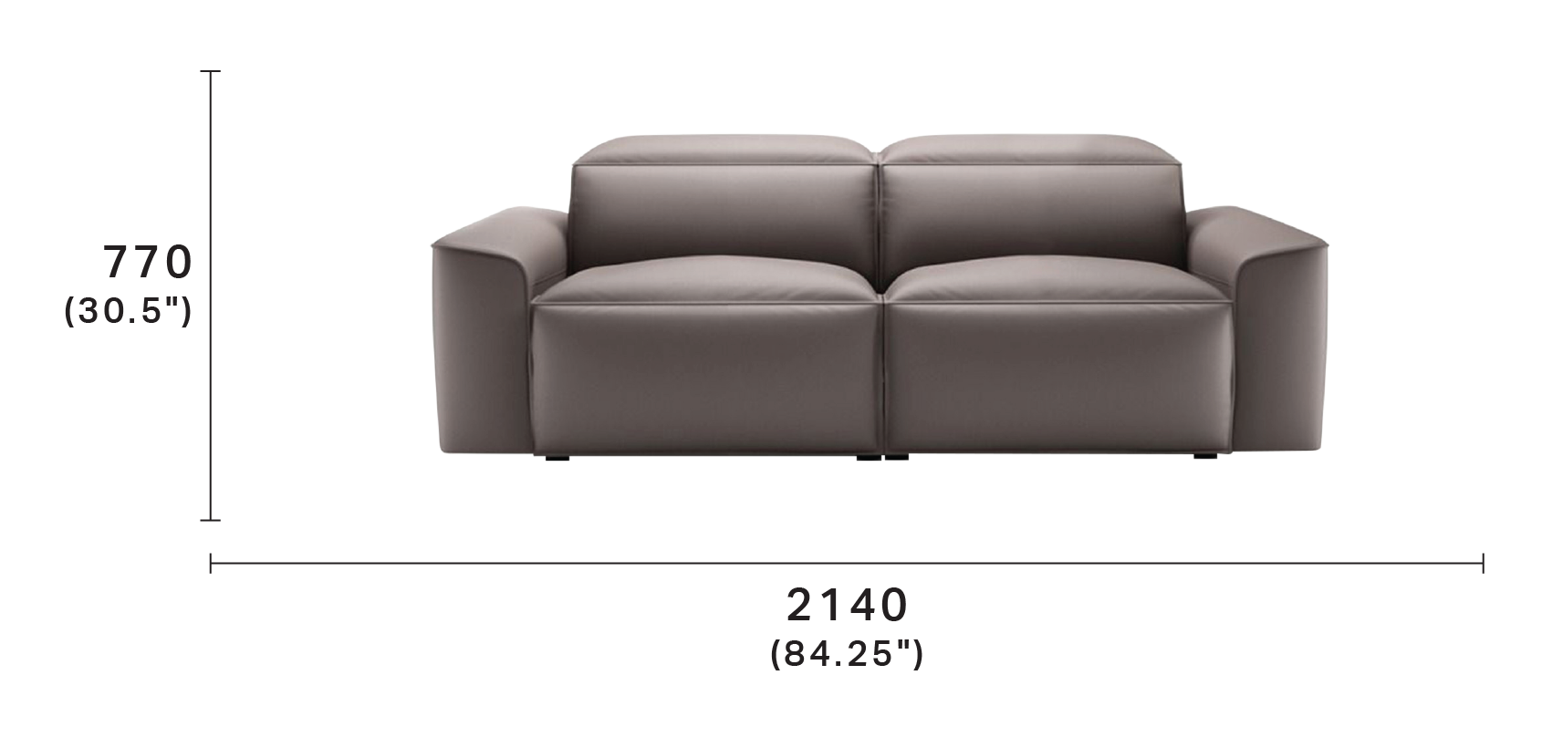 King Cloud Premiere 2 Seater TouchGlide® Recliner with Wide Seats and Wide Smart Pockets®