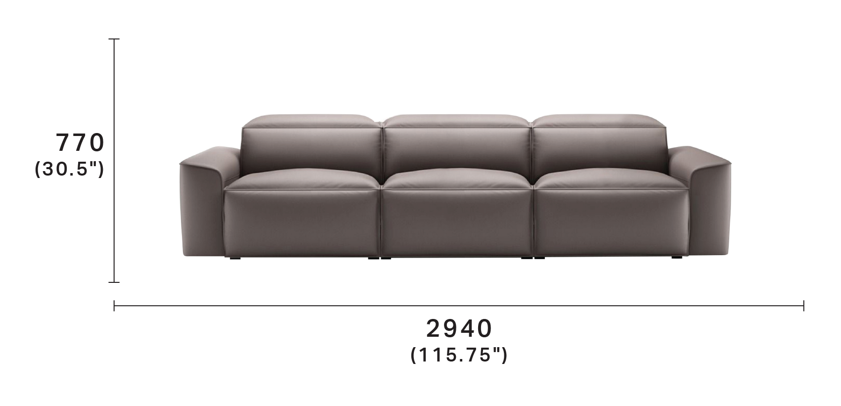 King Cloud Premiere 3 Seater TouchGlide® Recliner with Wide Seats and Wide Smart Pockets®
