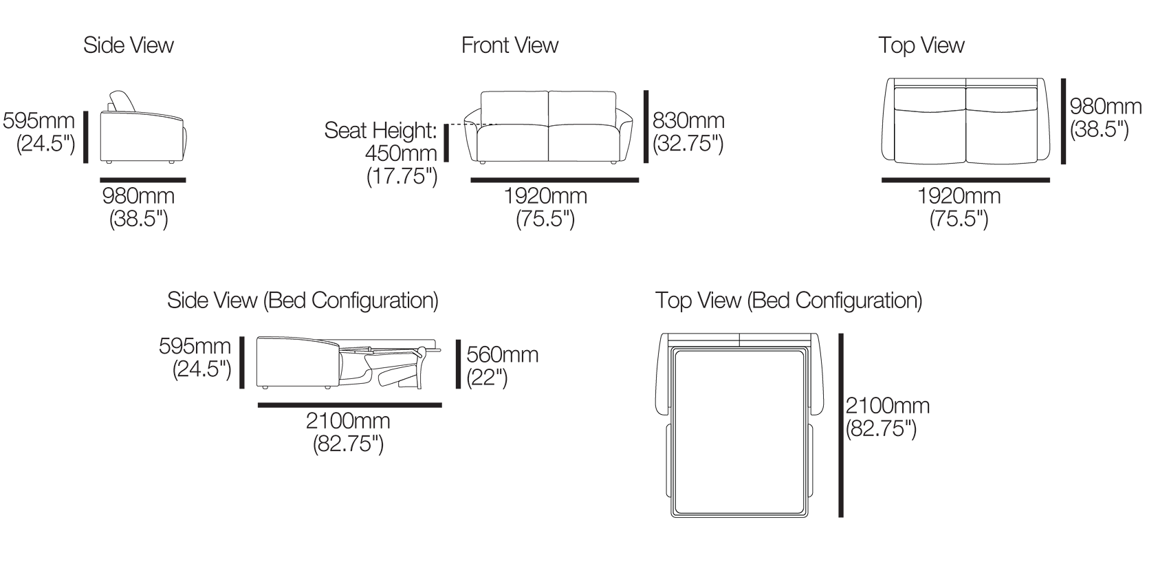 Orlando Sofa Bed