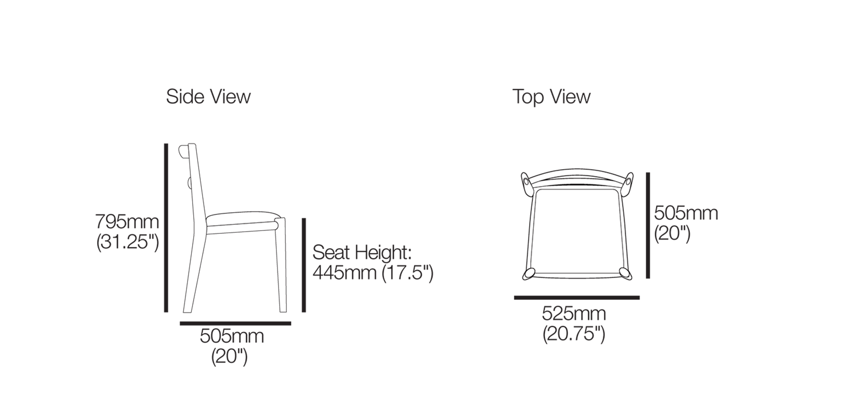 Tasman Dining Chair Package Set of 6