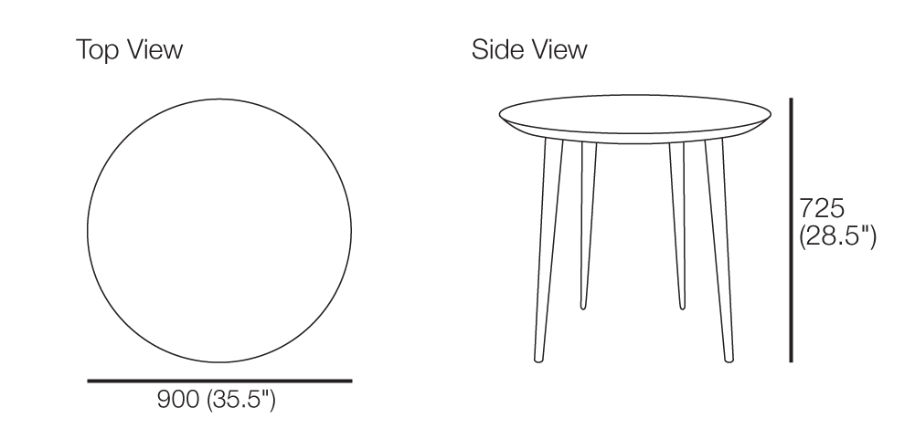 Venus Timber Dining Table 900