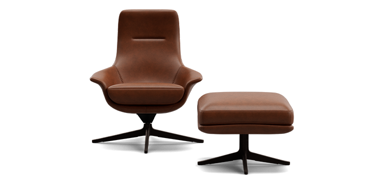 King living swivel chair best sale