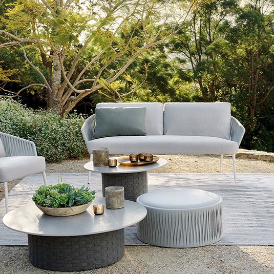 Oasis Outdoor Coffee Ottoman Waterfall King Living