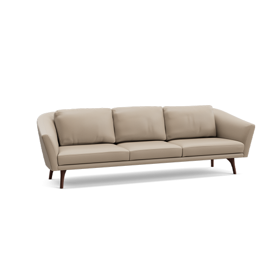 King Boulevard 3 Seater Sofa with High Back Cushions