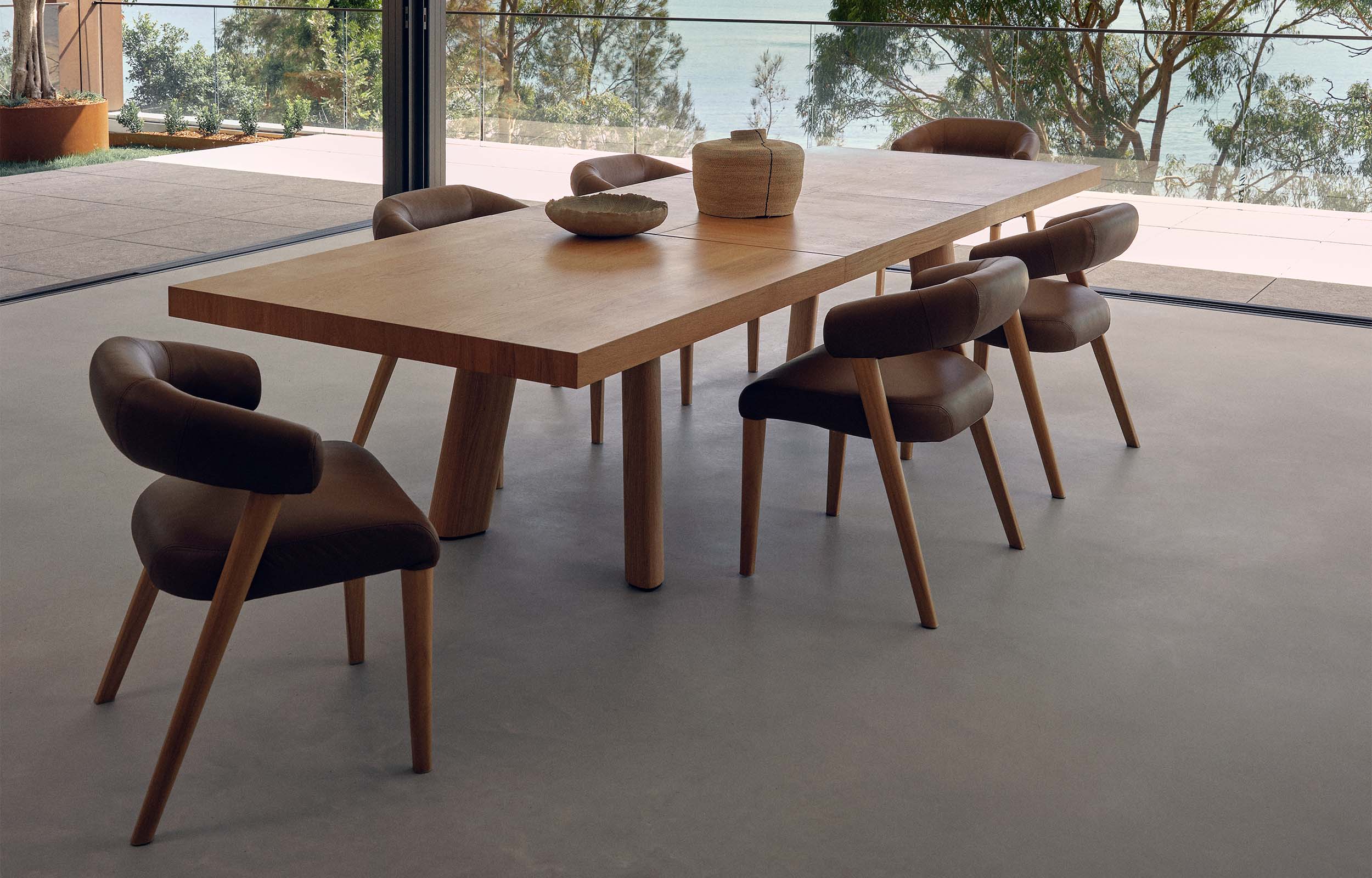 Heritage Extension Dining Table Smoked Oak King Living