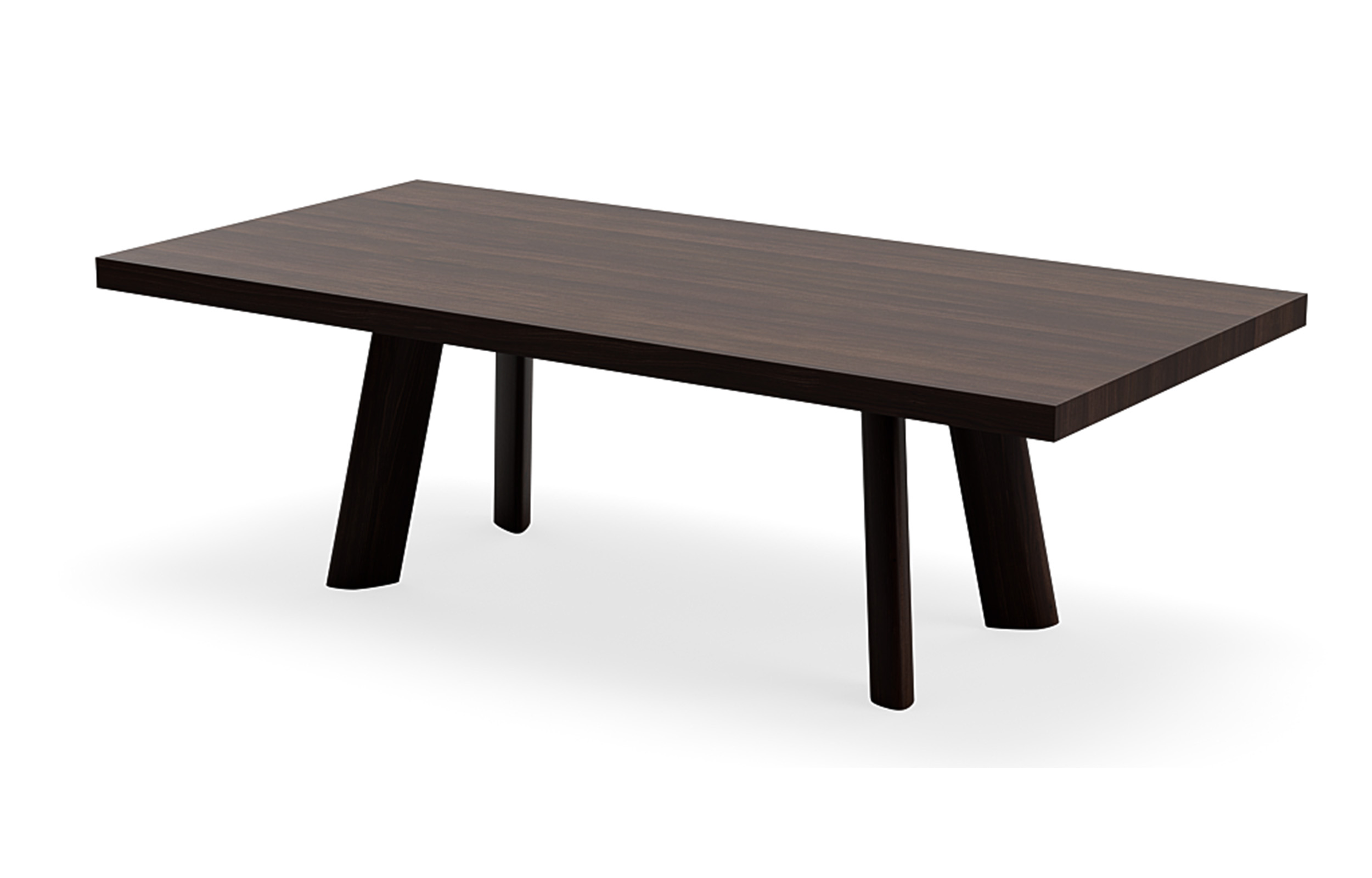 Heritage Dining Table 8 Seater Smoked Oak King Living