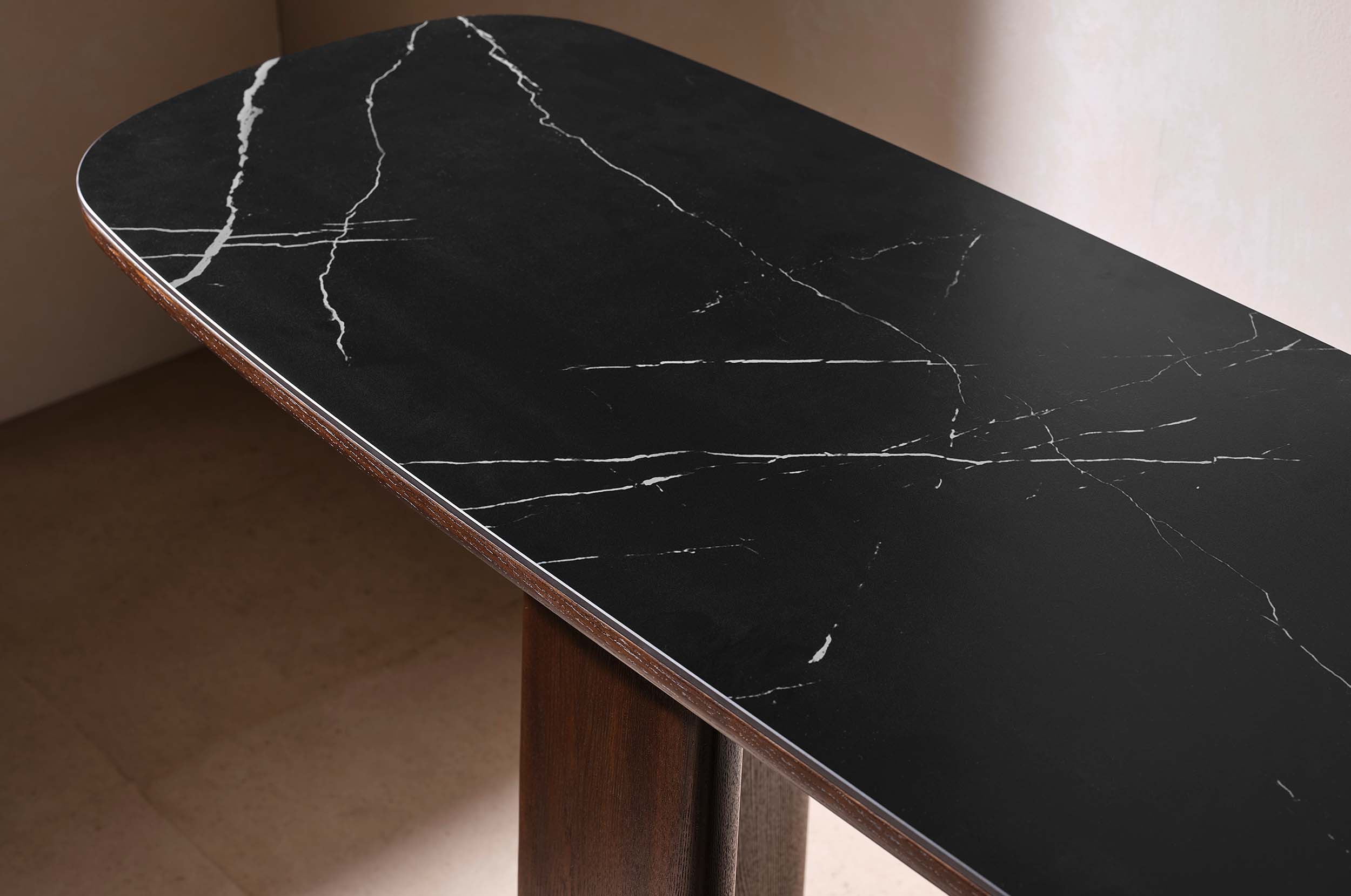 Issho Console Table with Ceramic Top