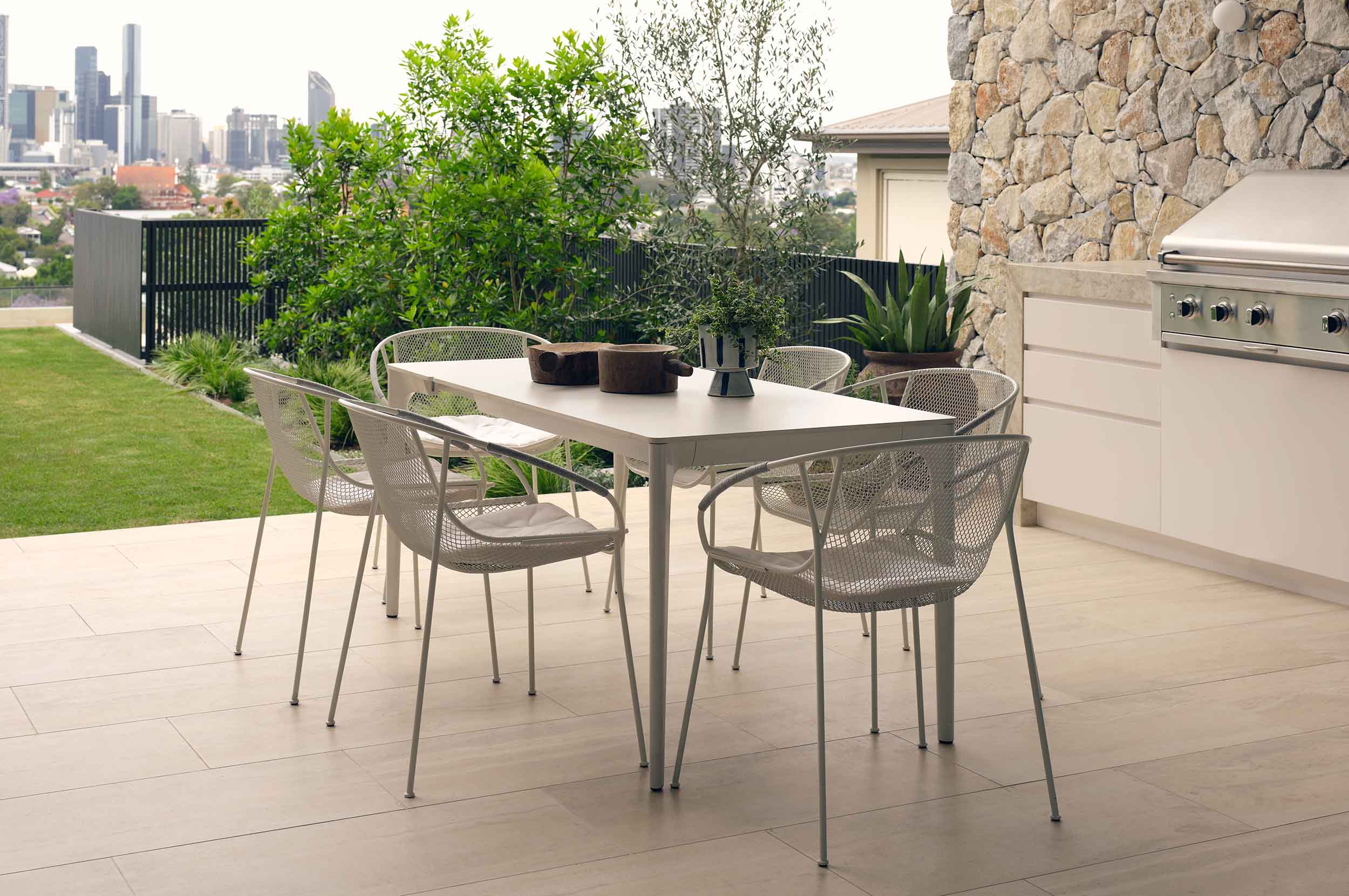 Quay Ceramic 46 Seater Extension Dining Table King Living