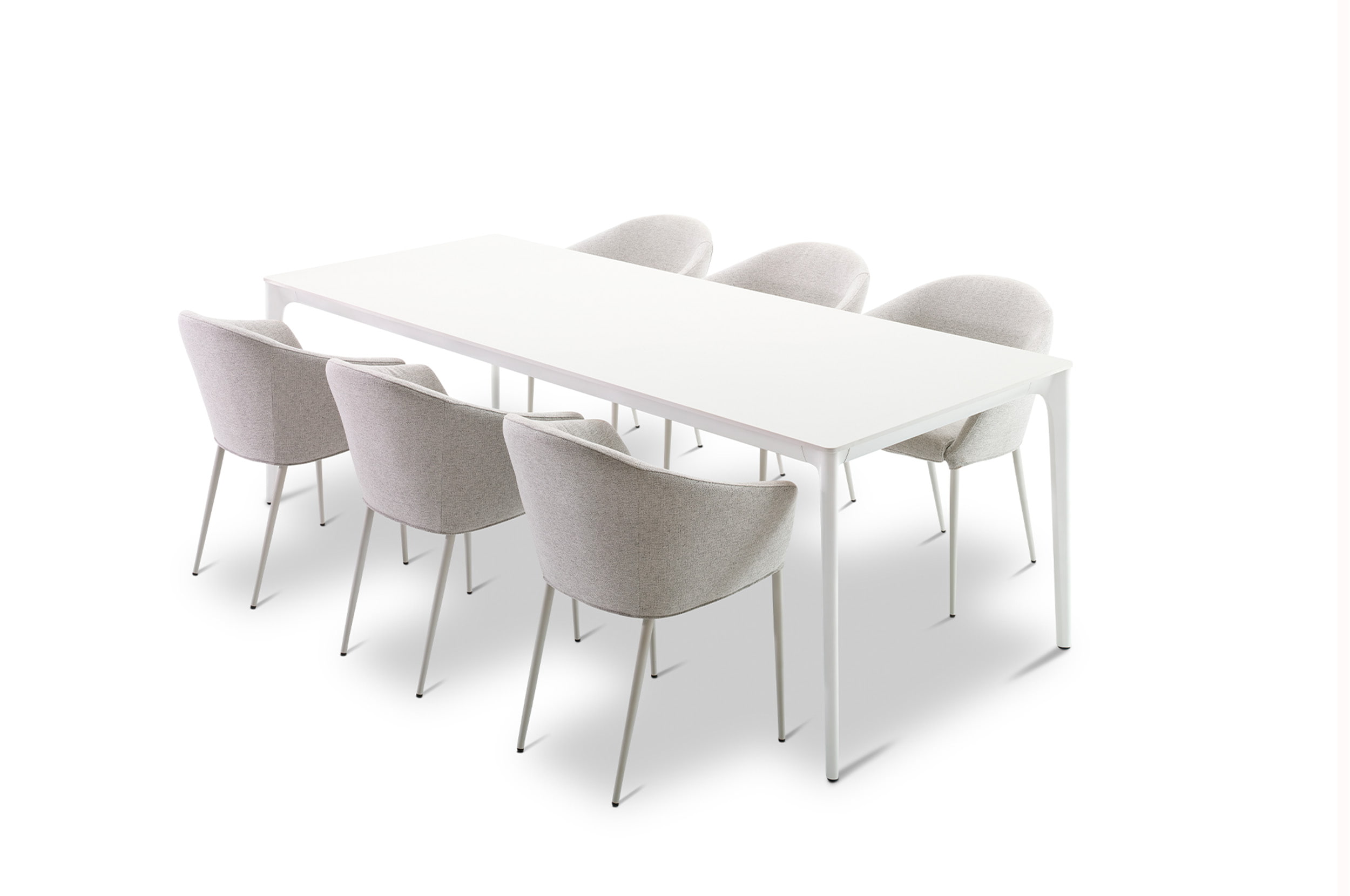 Quay Ceramic 68 Seater Extension Dining Table King Living