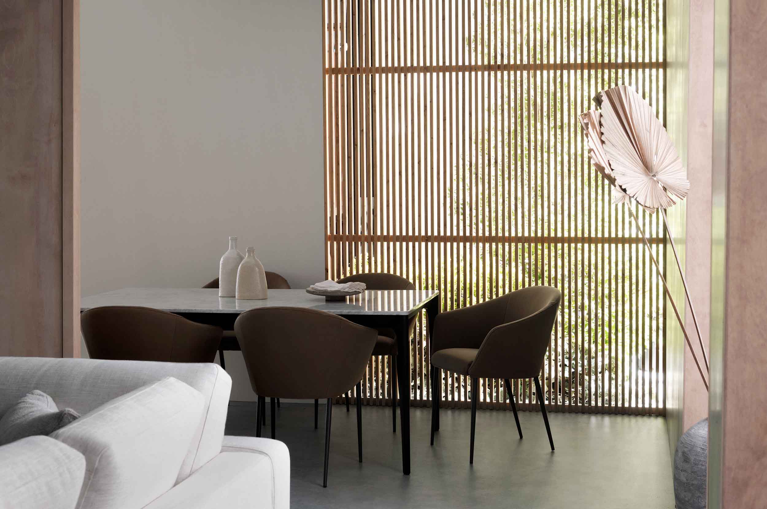 Quay Marble 6 Seater Dining Table & Chairs Package King Living