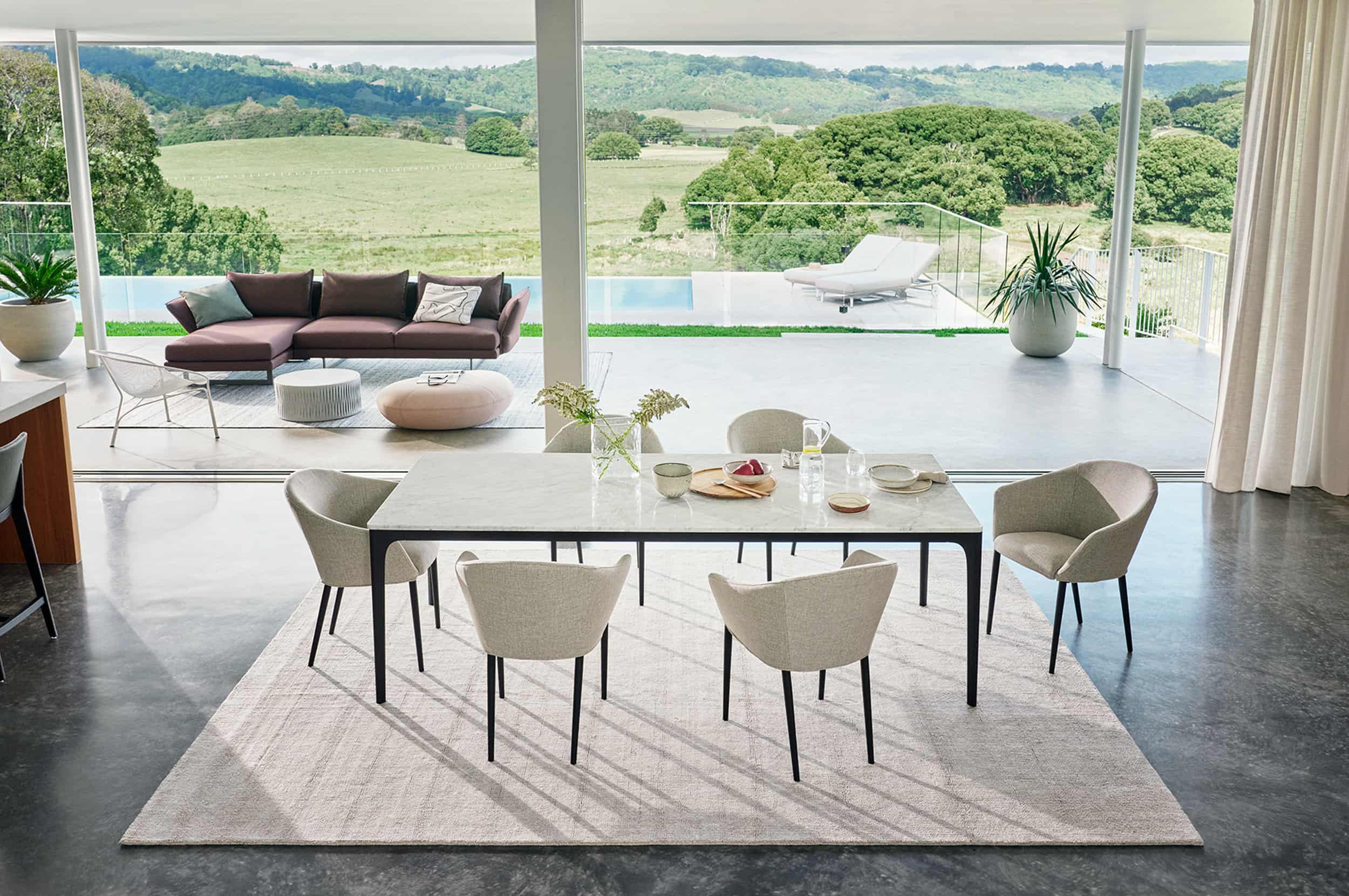 Quay Seater Dining Table with Set of Chairs