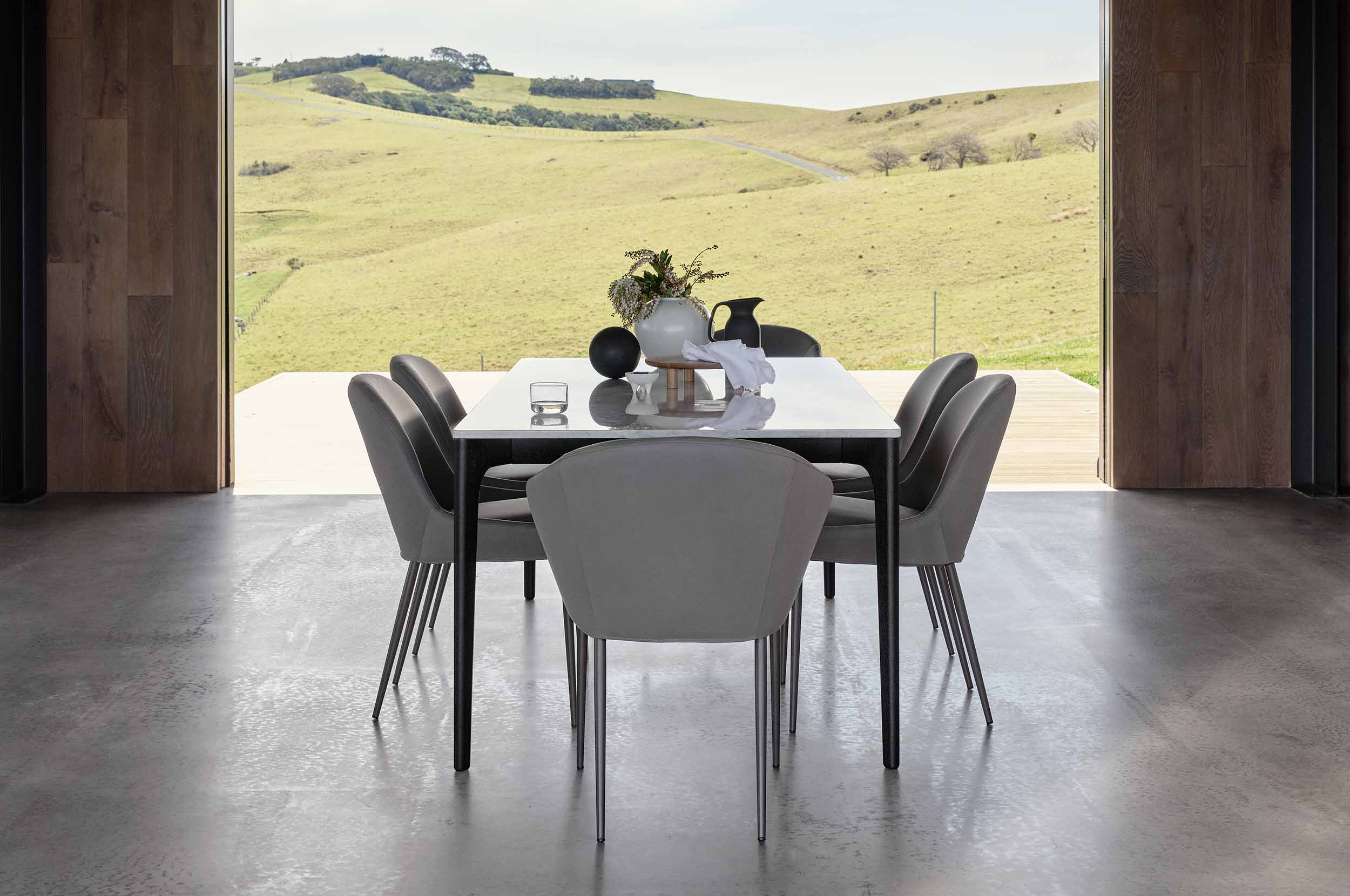 Quay Marble Dining Table Seater - Main Image