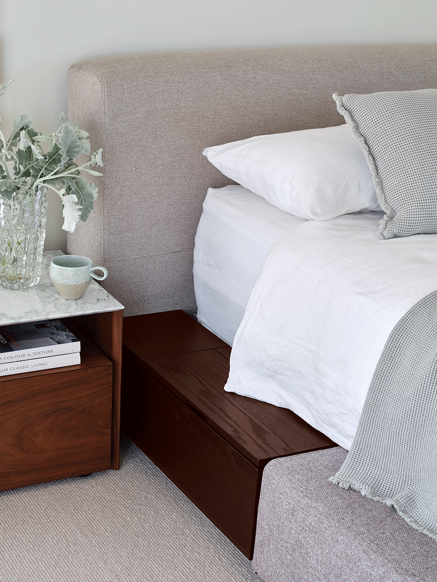 Est Living explores hidden storage in the bedroom KING King Living