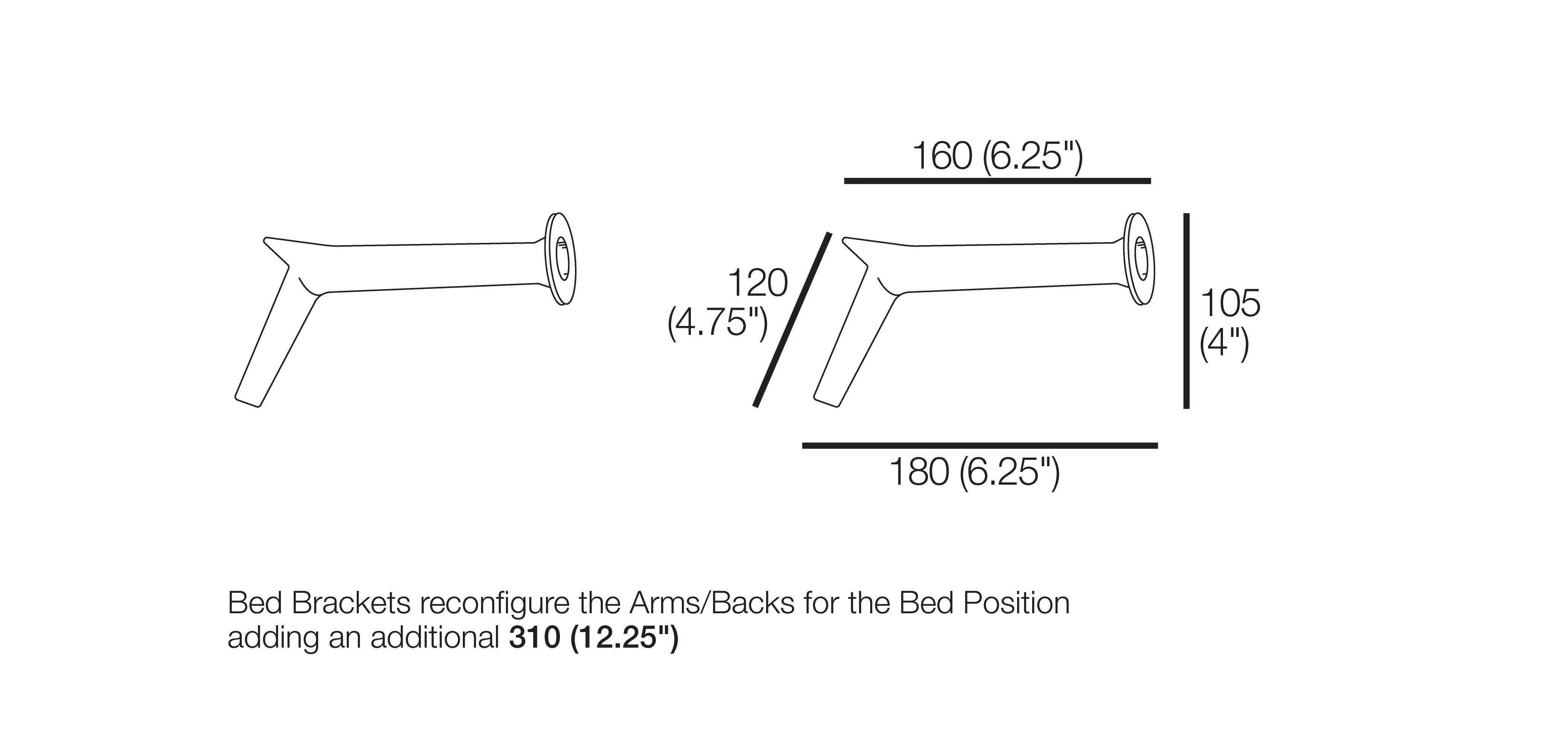 Jasper Bed Bracket King Living