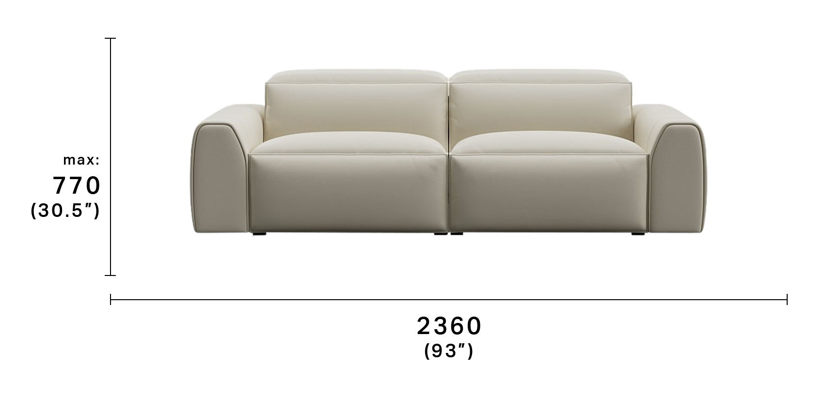 Nimbus Reclining Sofa Luxurious recliner Modular sofa Lounge