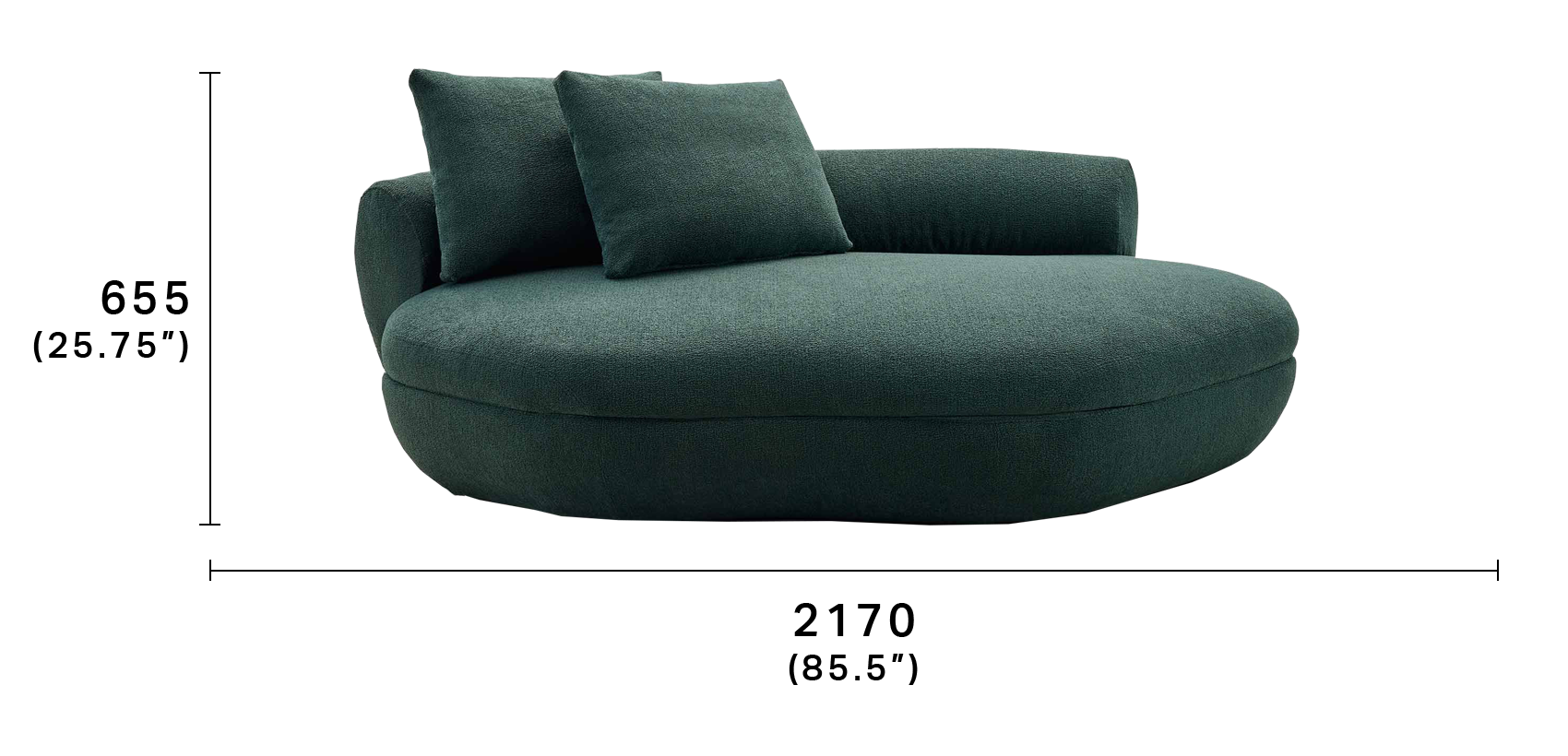 Aura Sofa Curved sofa design King Living King Living