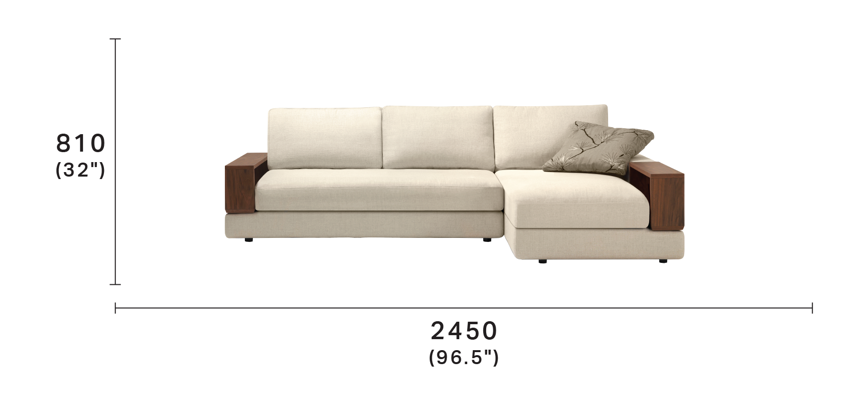 Jasper Metro Flexible modular sofa Perfect for apartments Lounge