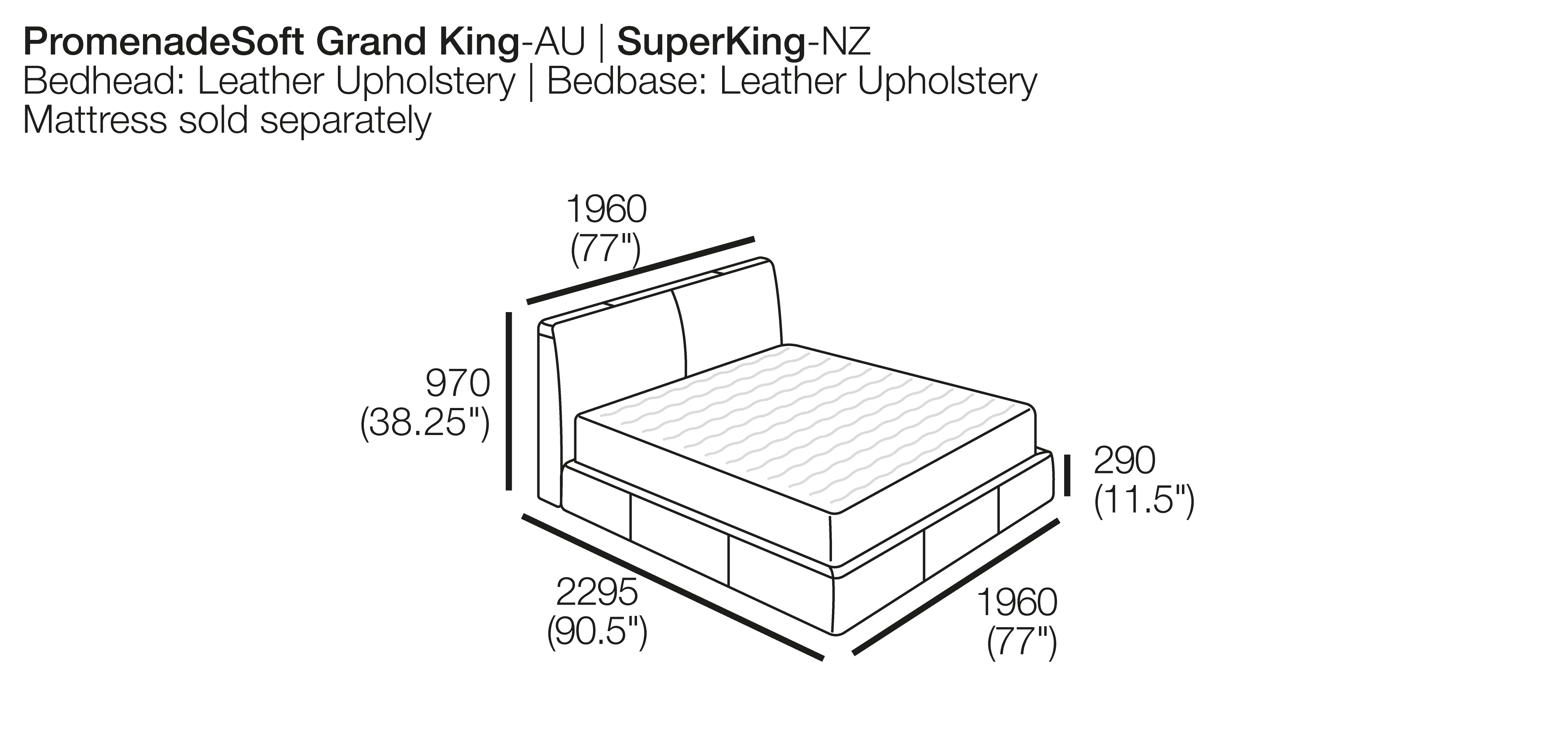 Promenade Storage Bed King Size Bed Queen Size Bed Double Size