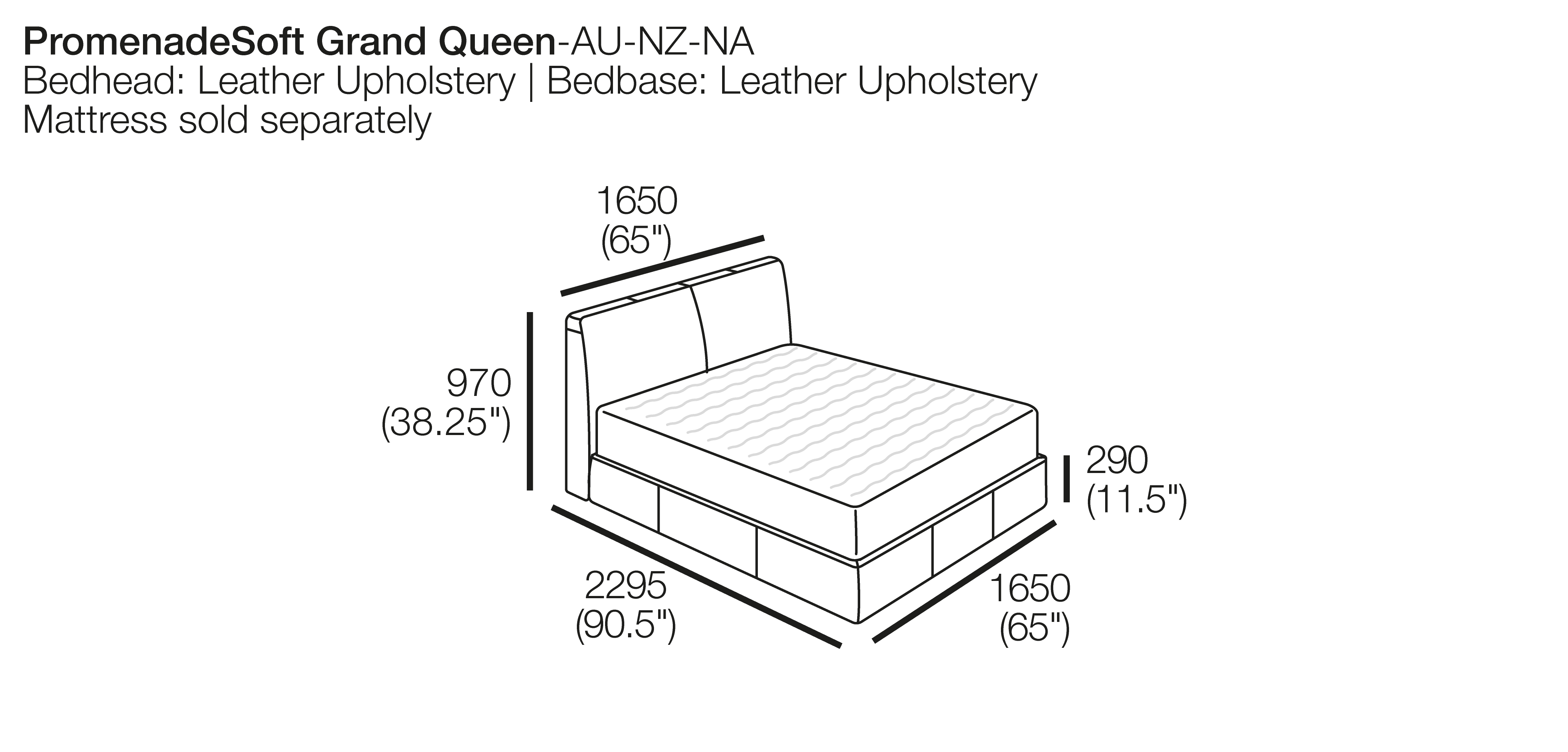 Promenade Storage Bed King Size Bed Queen Size Bed Double Size