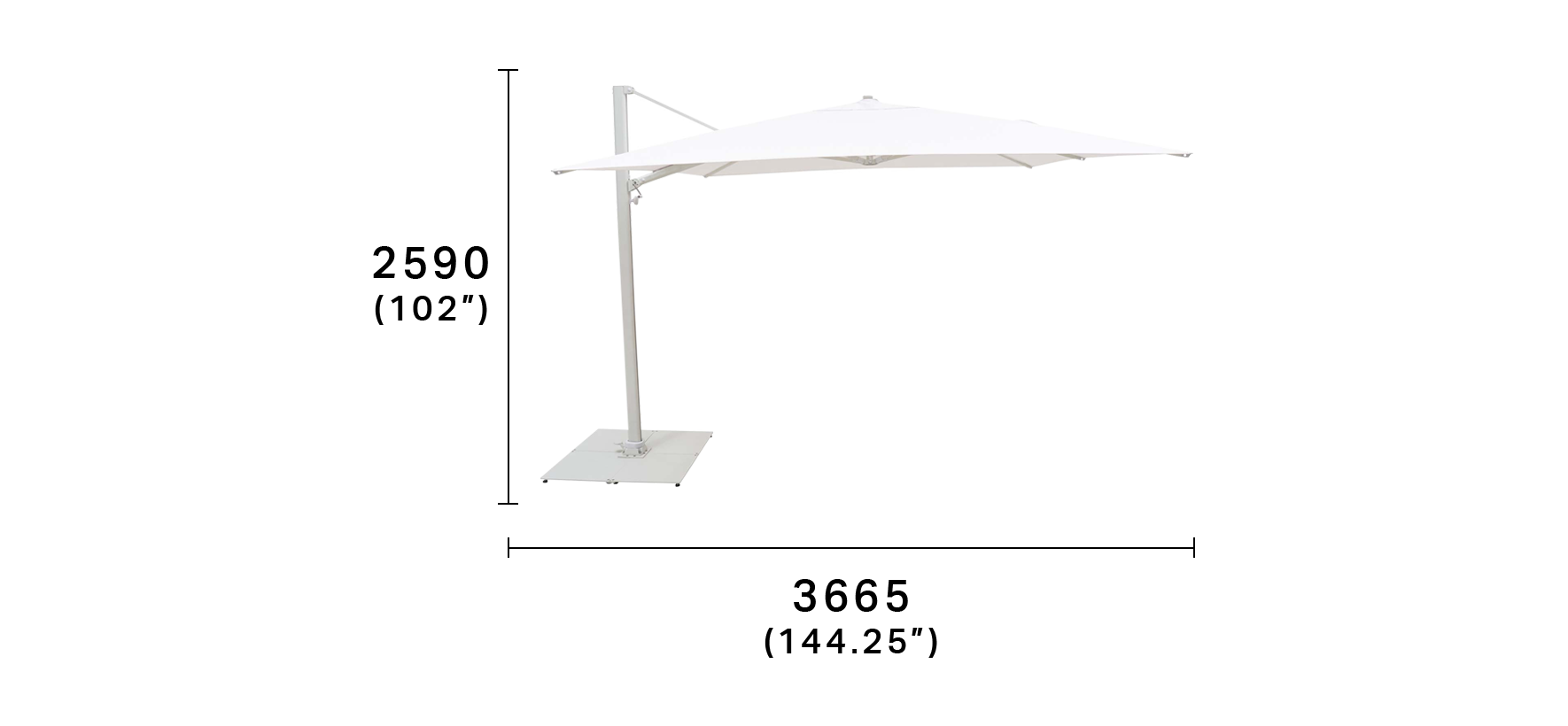 Hyams Outdoor Umbrella King Living King Living