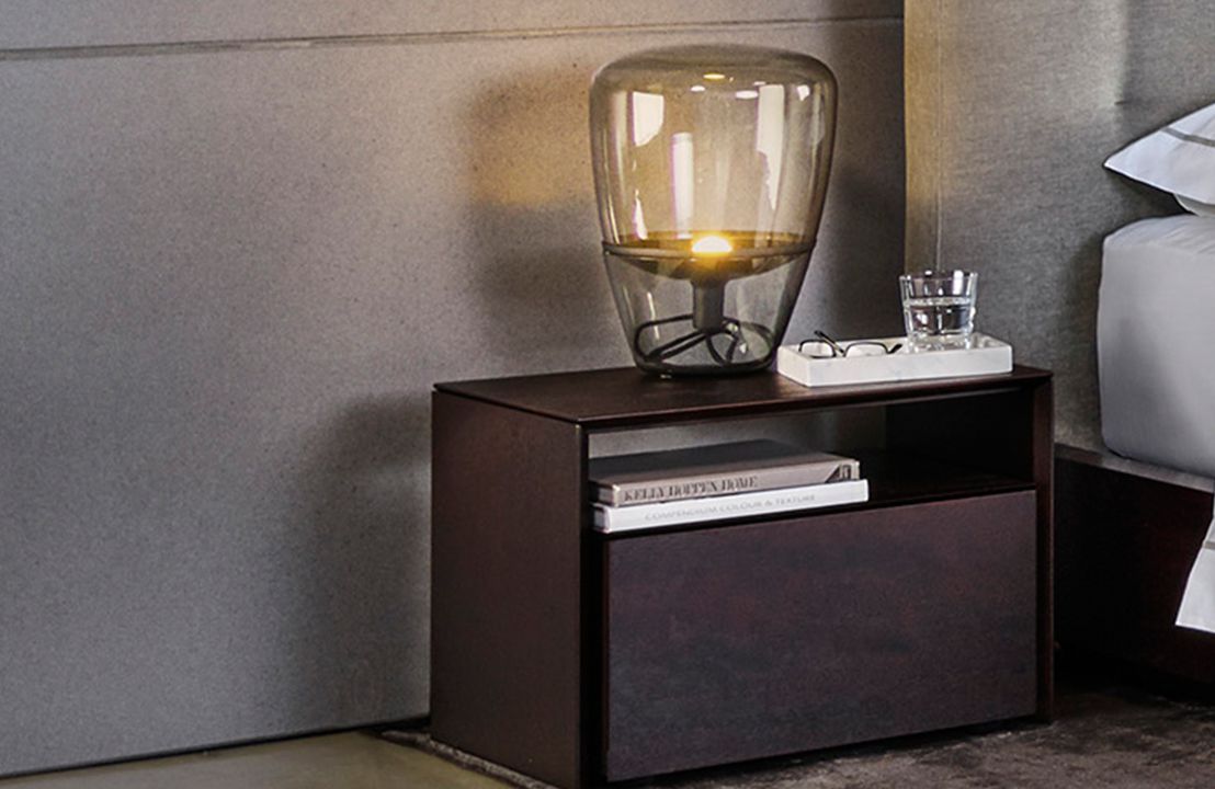 Serenade Marble Bedside Table 550 King Living