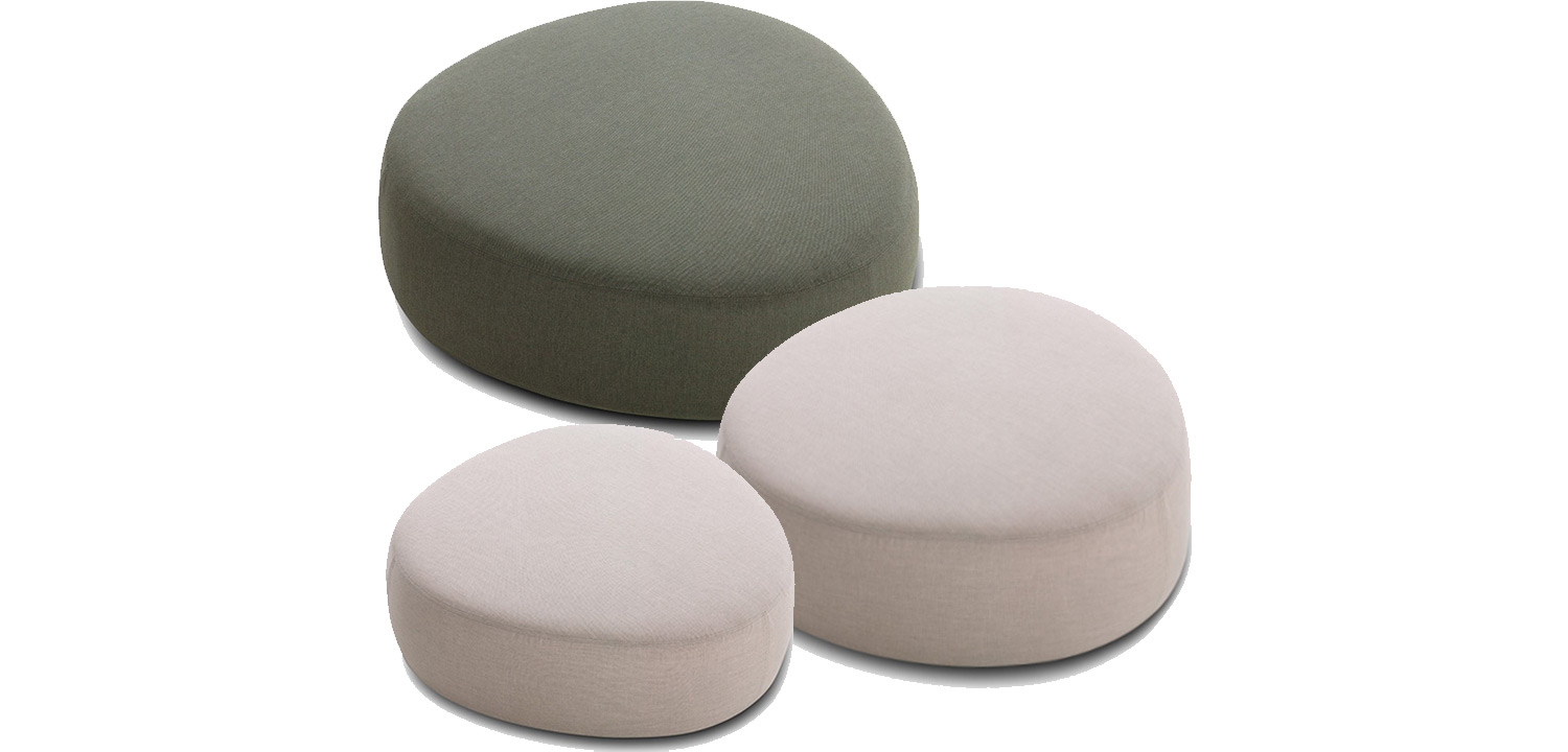 Crescent Outdoor Ottoman King Living