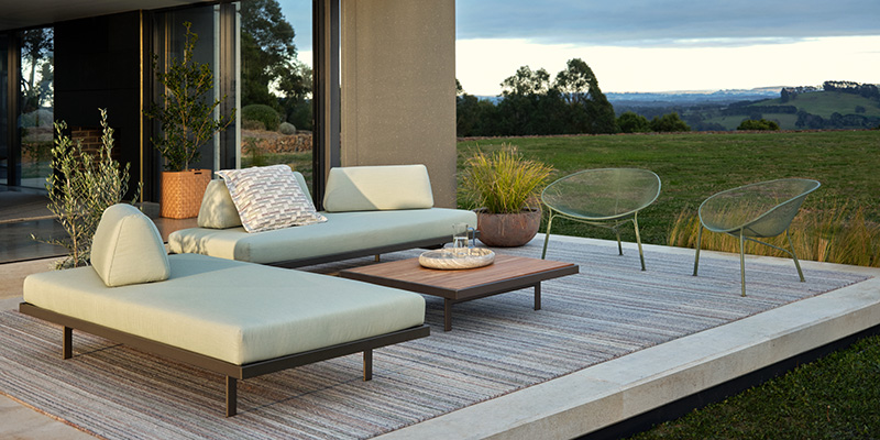 Outdoor sofa seats on sale