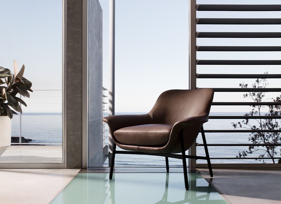 Seymour Chair Designed by Charles Wilson for King Living Armchair